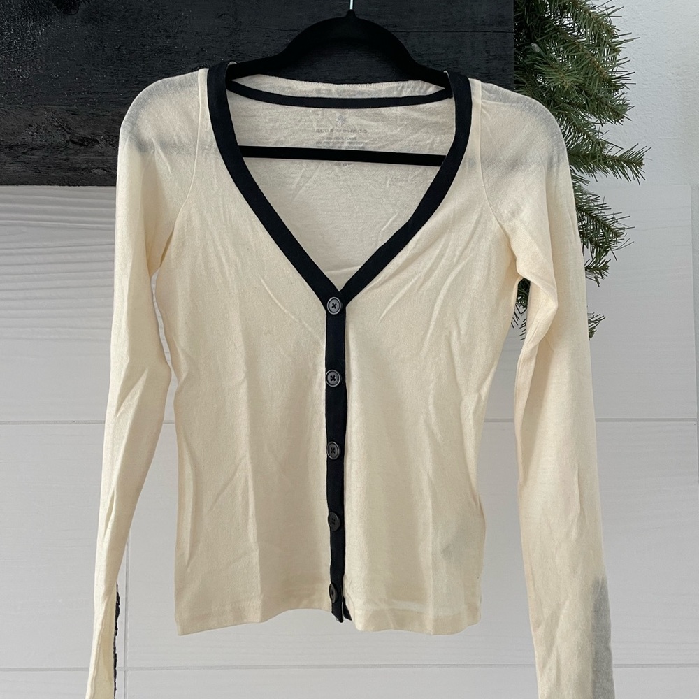 Black trim Cardigan